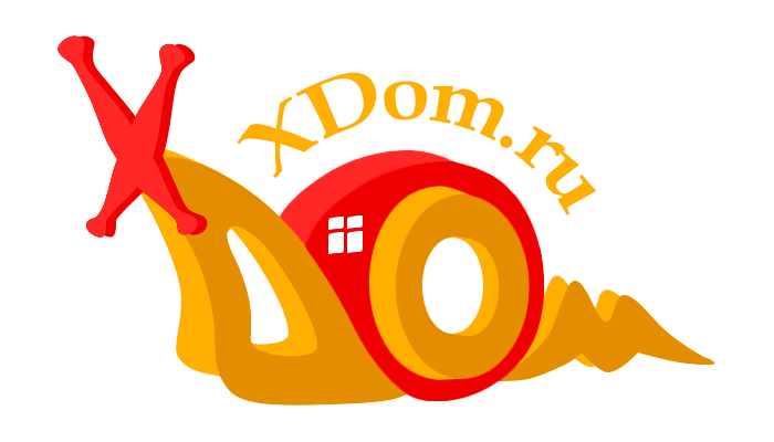 Создание дизайна логотипа для сайта «XDom.ru».